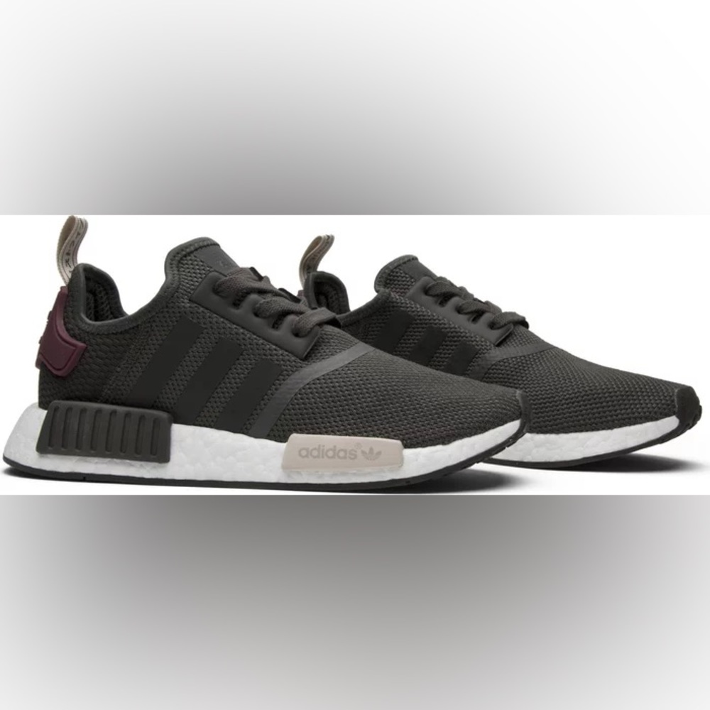 2016 Adidas NMD R1 Olive Maroon Women’s 6.5 Boost - Picture 4 of 6